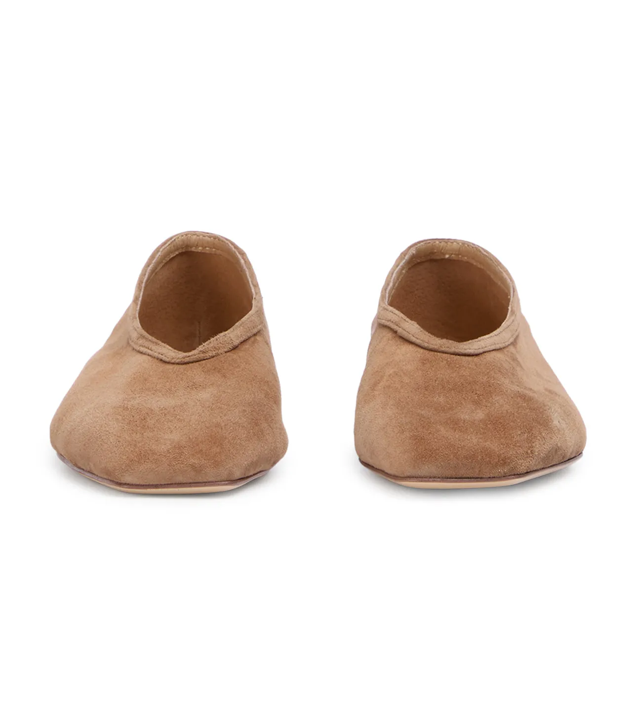 Bianca Wildleder in Taupe