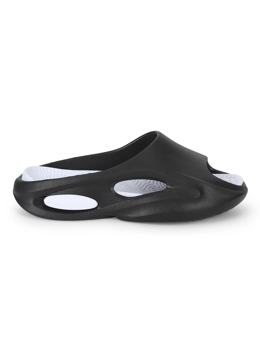 Schwarze PU-Slip-On-Flats (TC-FONDA1-BLK)