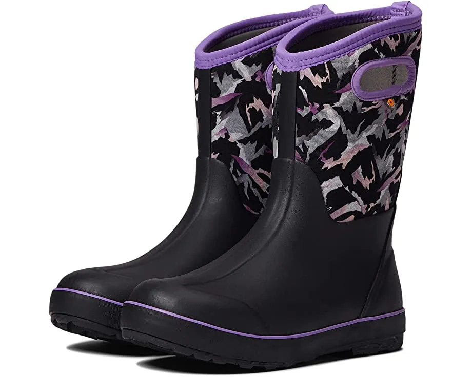 Bogs Schuhe Classic II Winter Bergschuh Schwarz Multi (Größe 8c-5J)