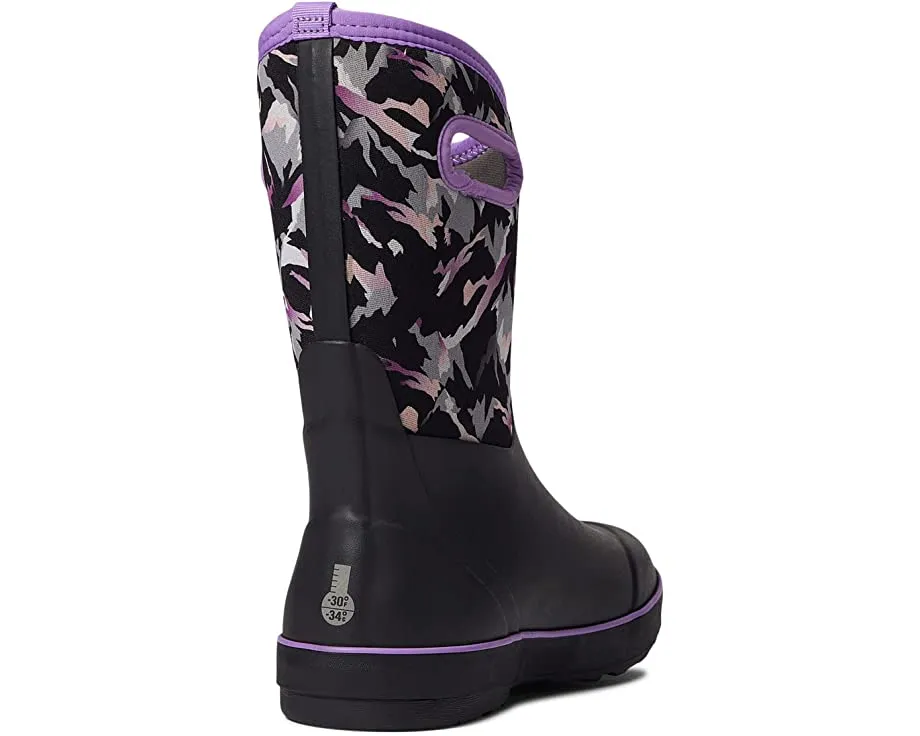 Bogs Schuhe Classic II Winter Bergschuh Schwarz Multi (Größe 8c-5J)