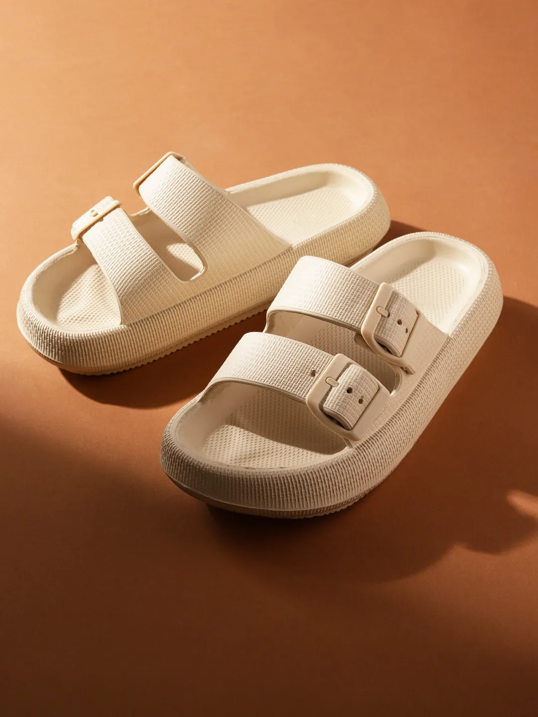 Bone PU Schlupf-Slipper (TC-RS3255-BON)