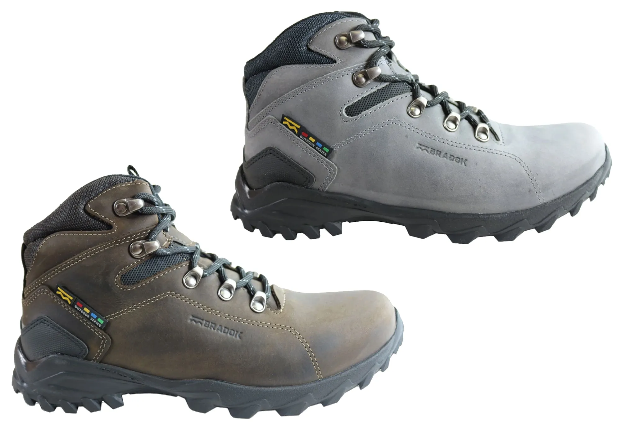 Bradok Raptor Herren Bequeme Leder Wanderstiefel Hergestellt In Brasilien Bradok Schuhe