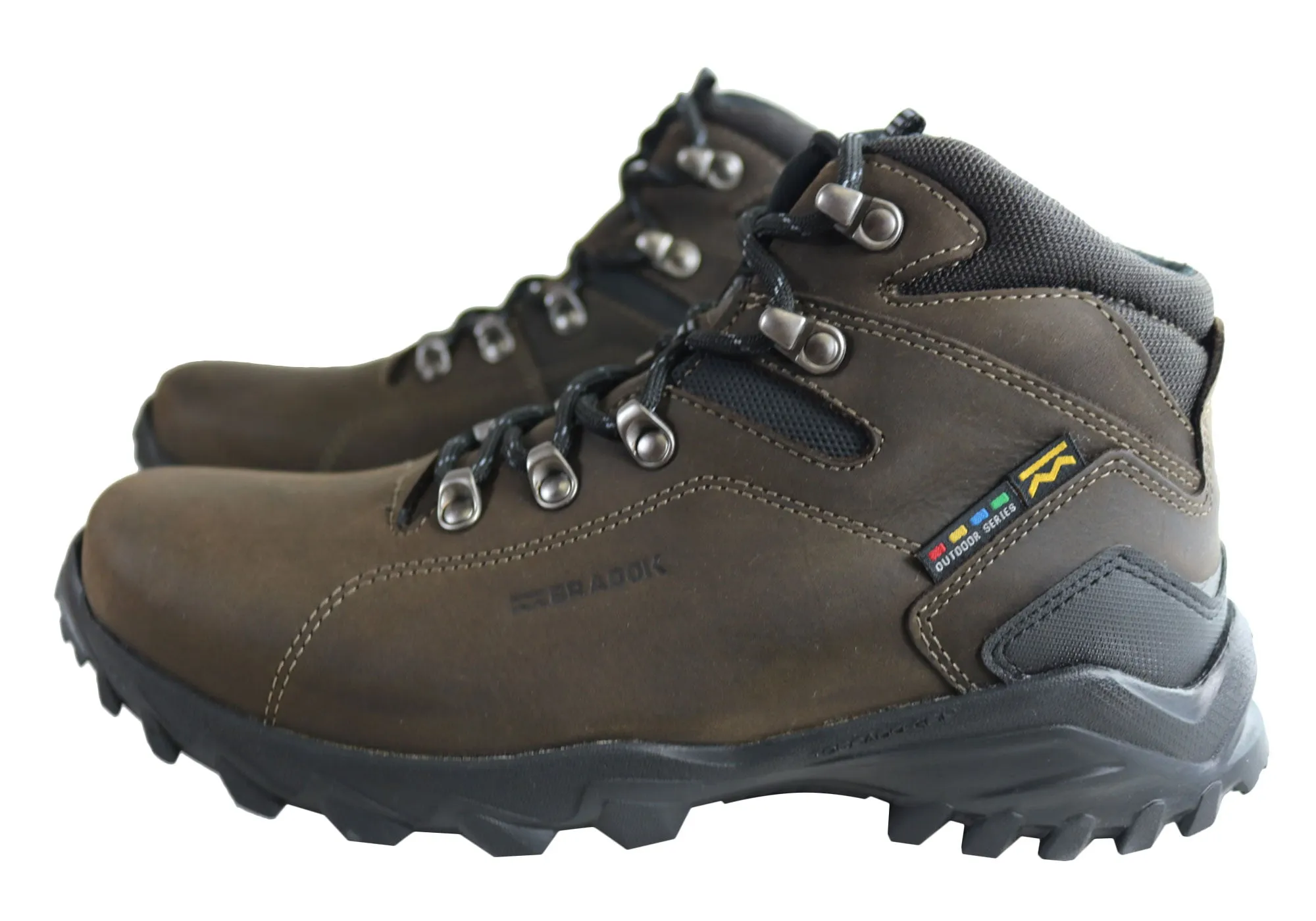 Bradok Raptor Herren Bequeme Leder Wanderstiefel Hergestellt In Brasilien Bradok Schuhe