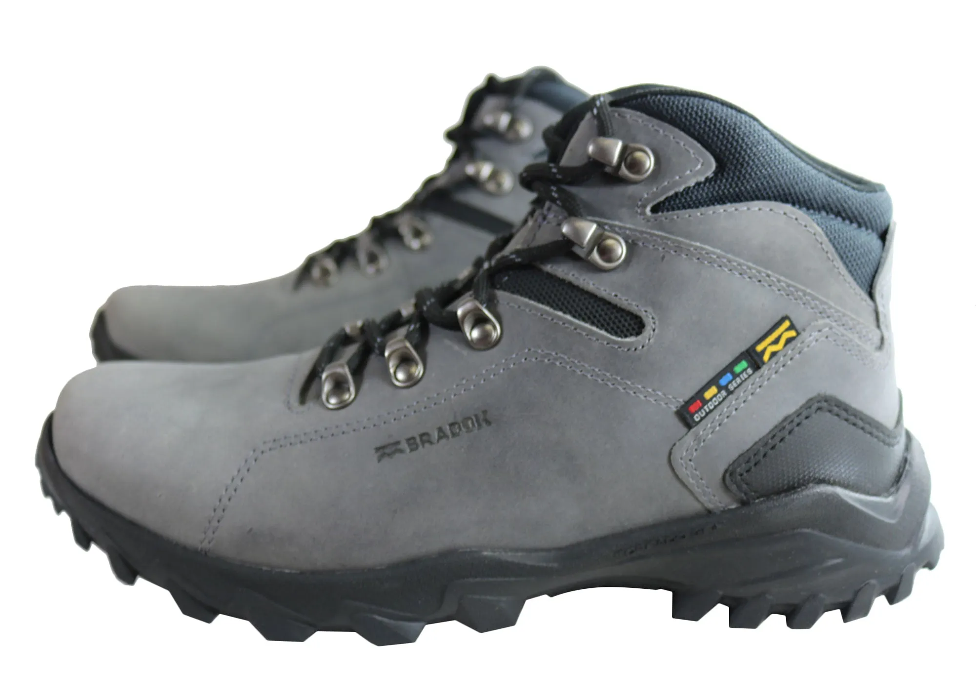 Bradok Raptor Herren Bequeme Leder Wanderstiefel Hergestellt In Brasilien Bradok Schuhe