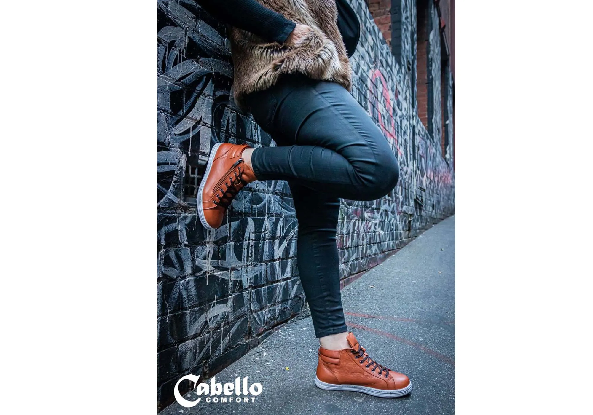 Cabello Comfort Urban Damen Bequeme Leder Stiefeletten Europäische Stiefeletten Cabello Comfort Schuhe