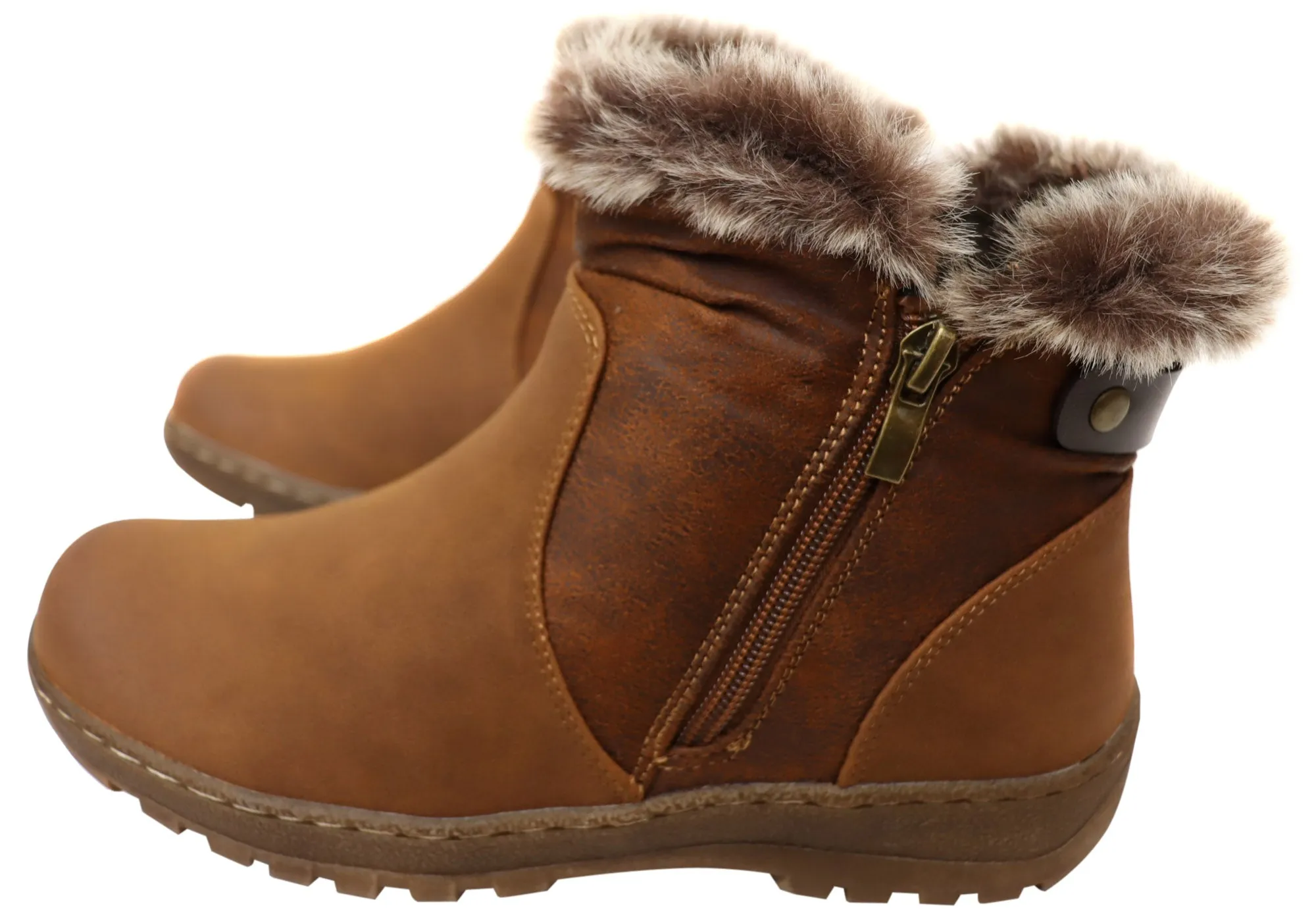 CC Resorts Bequeme Knöchelstiefel für Damen in Ginger CC Resorts Schuhe