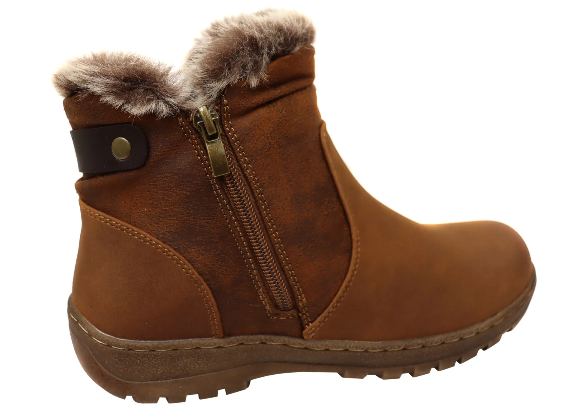 CC Resorts Bequeme Knöchelstiefel für Damen in Ginger CC Resorts Schuhe