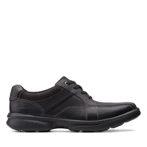 Clarks Bradley Walk in schwarzem Leder