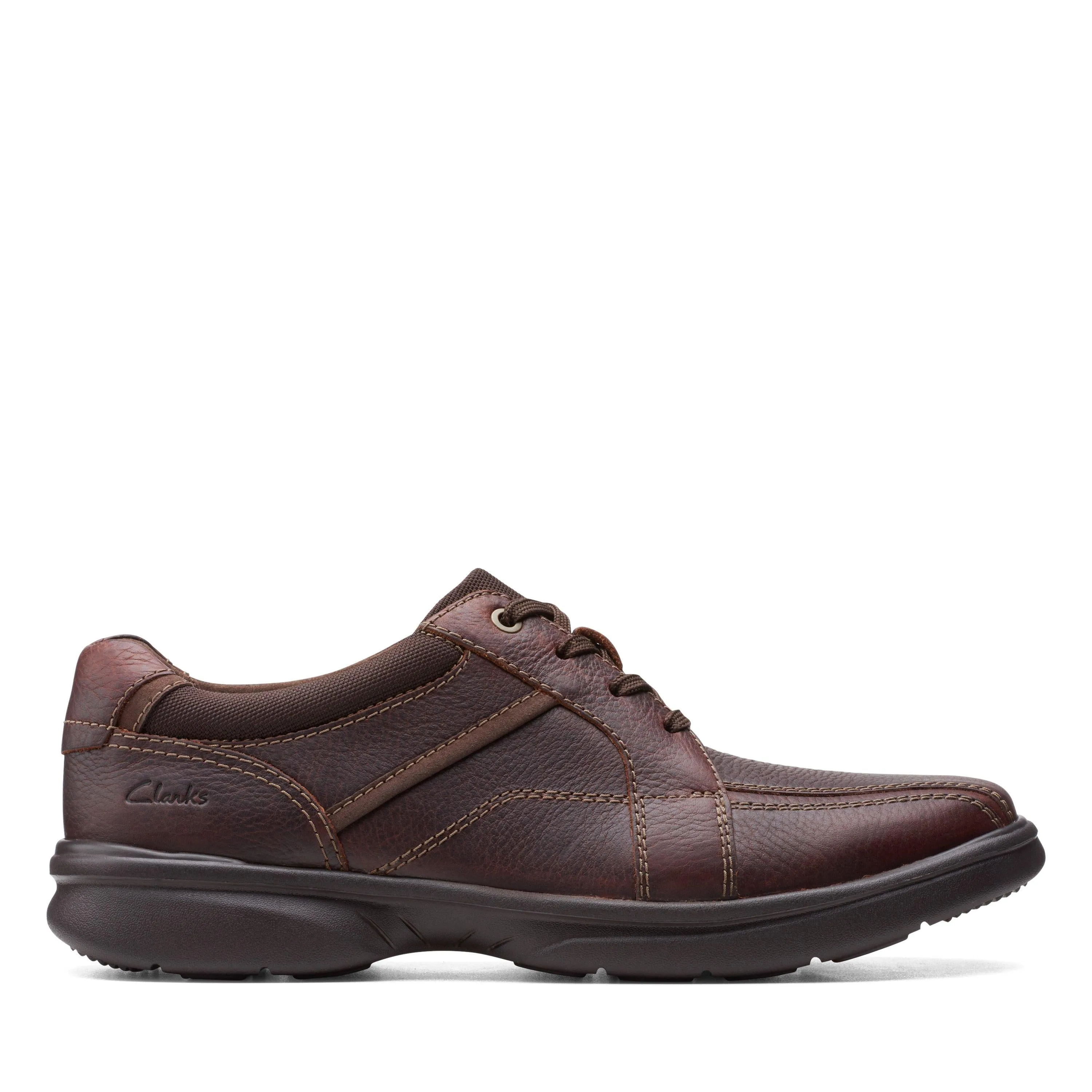 Clarks Bradley Walk in Braunem Leder