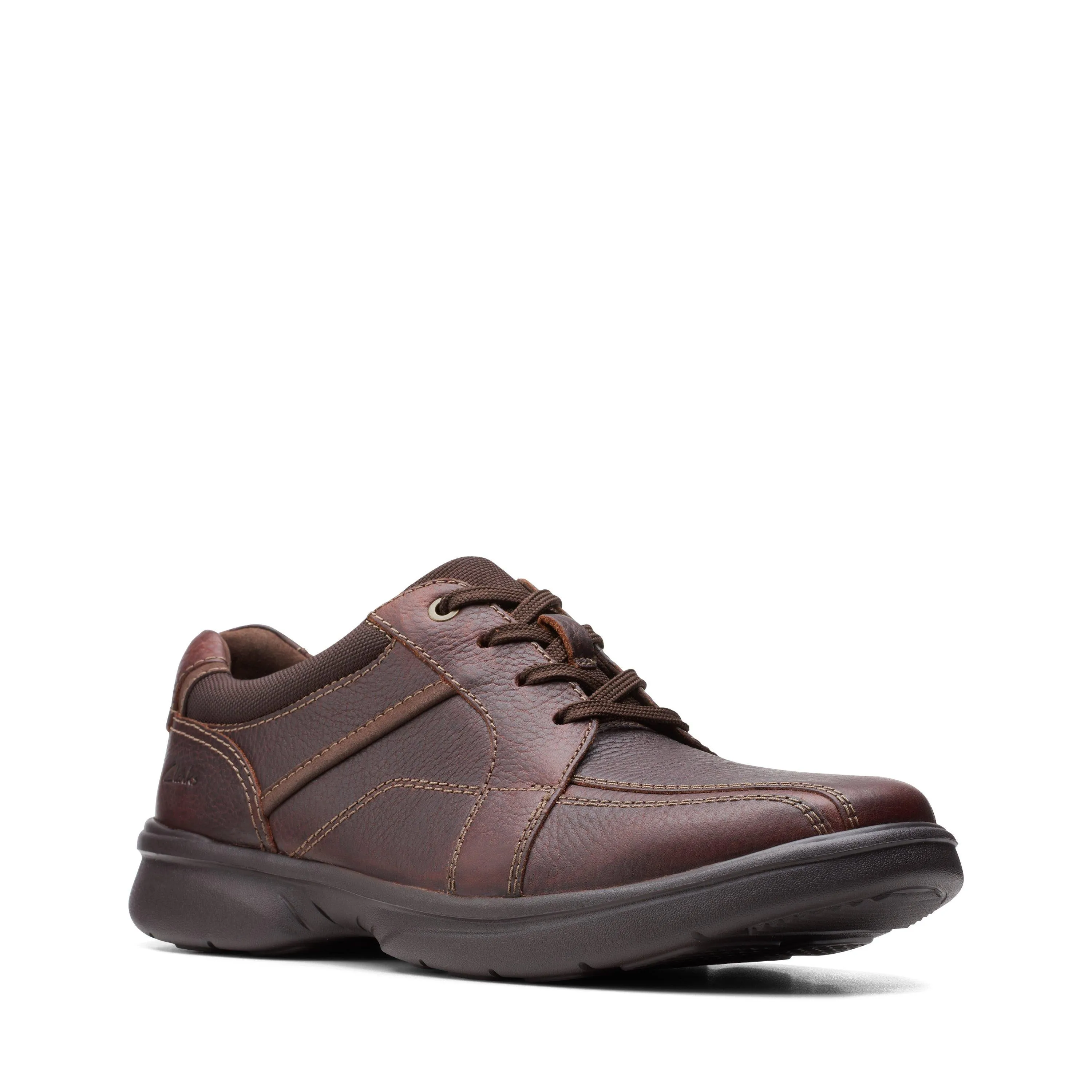 Clarks Bradley Walk in Braunem Leder