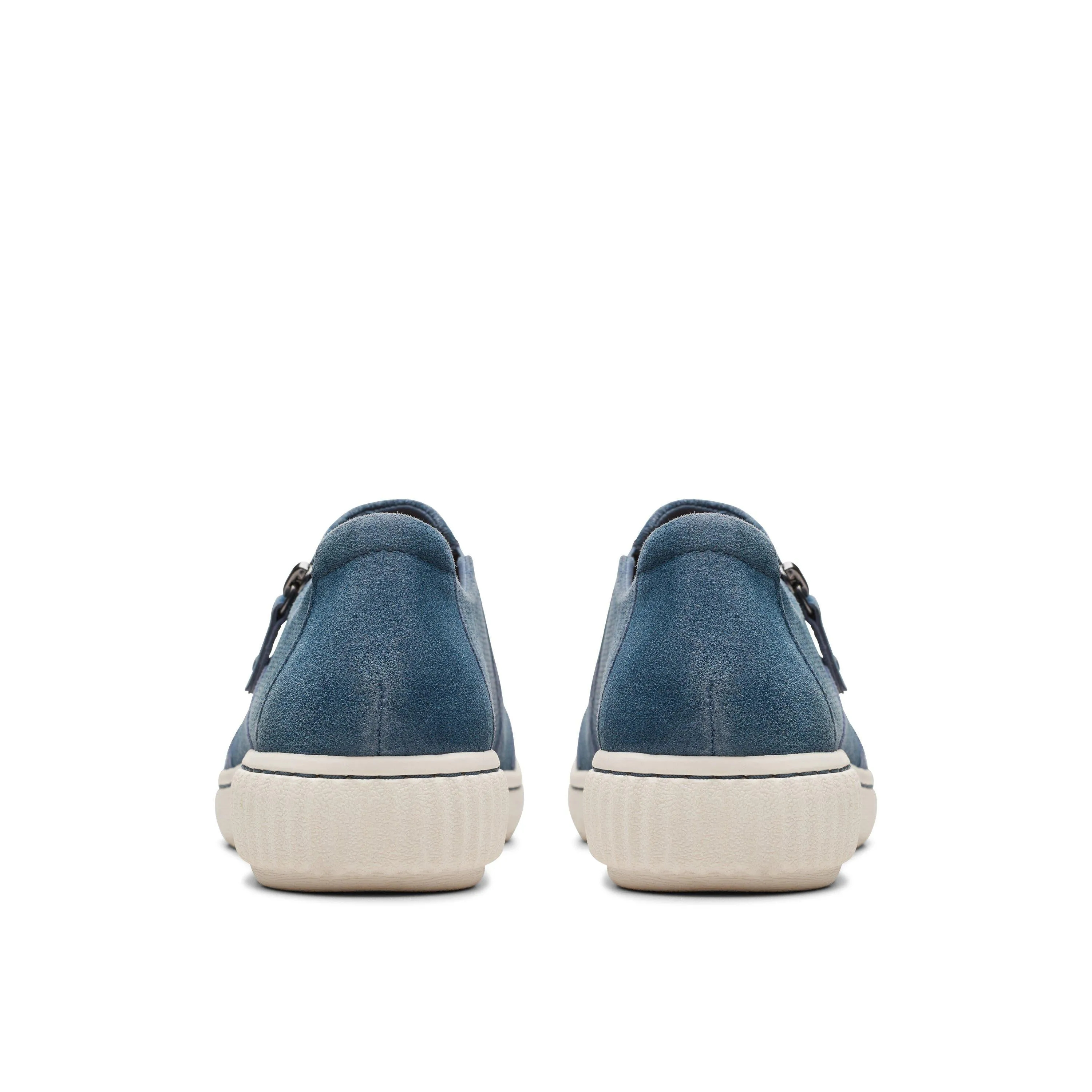 Clarks Caroline Grace in Blauem Wildleder