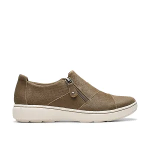 Clarks Caroline Grace in Grünem Wildleder