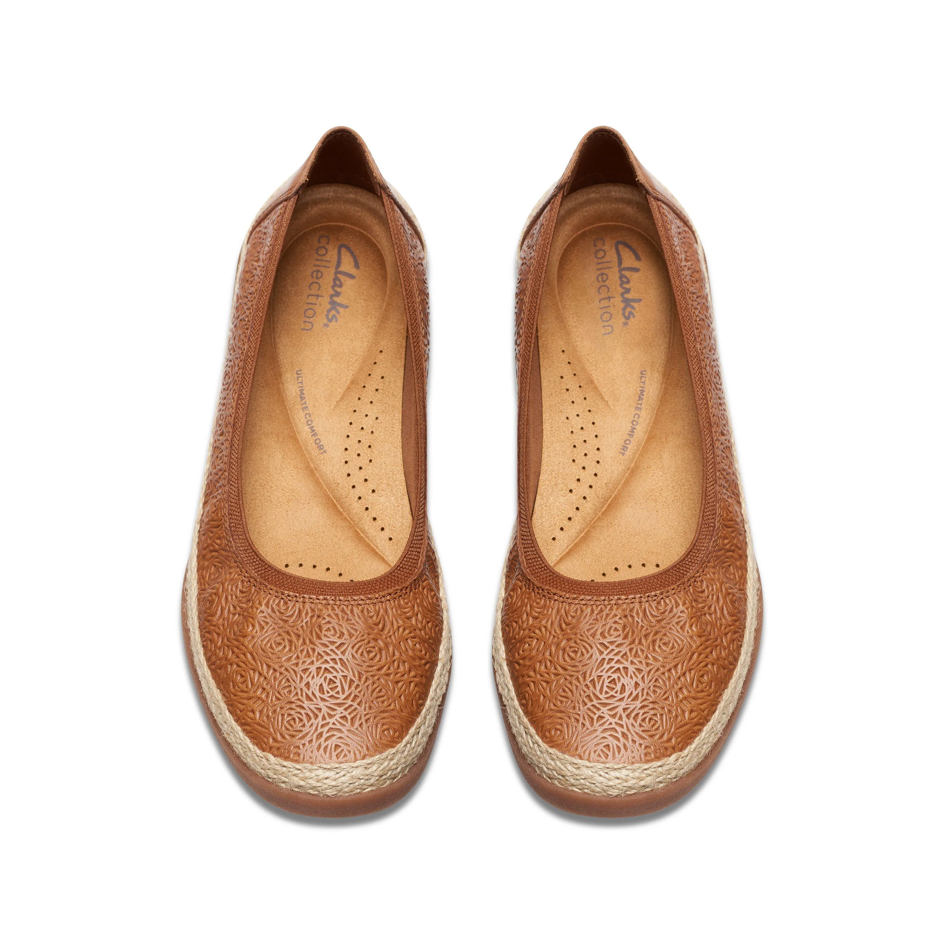 Clarks Elaina Rae in Braunem Leder