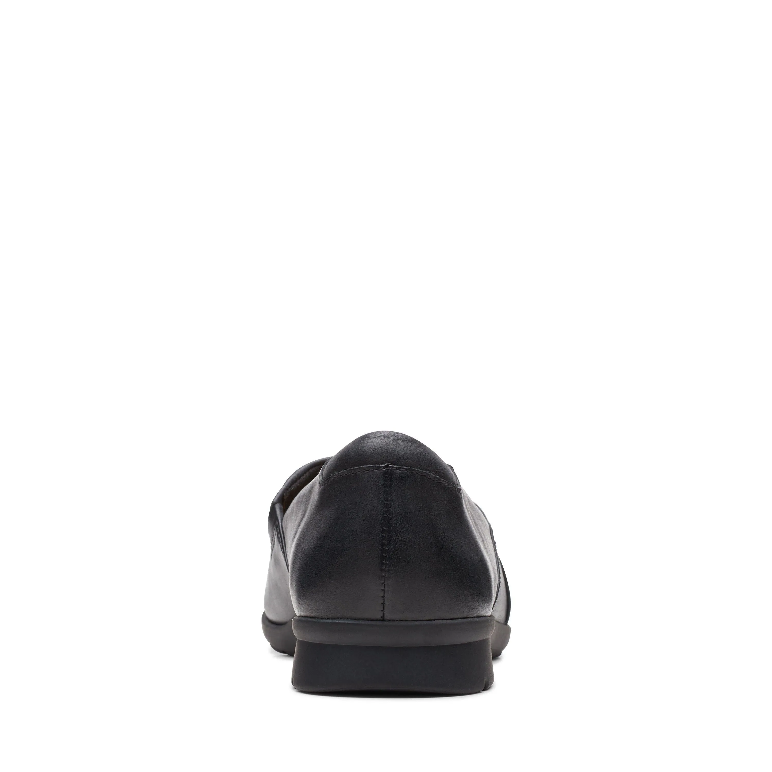 Clarks Jenette Grace in schwarzem Leder