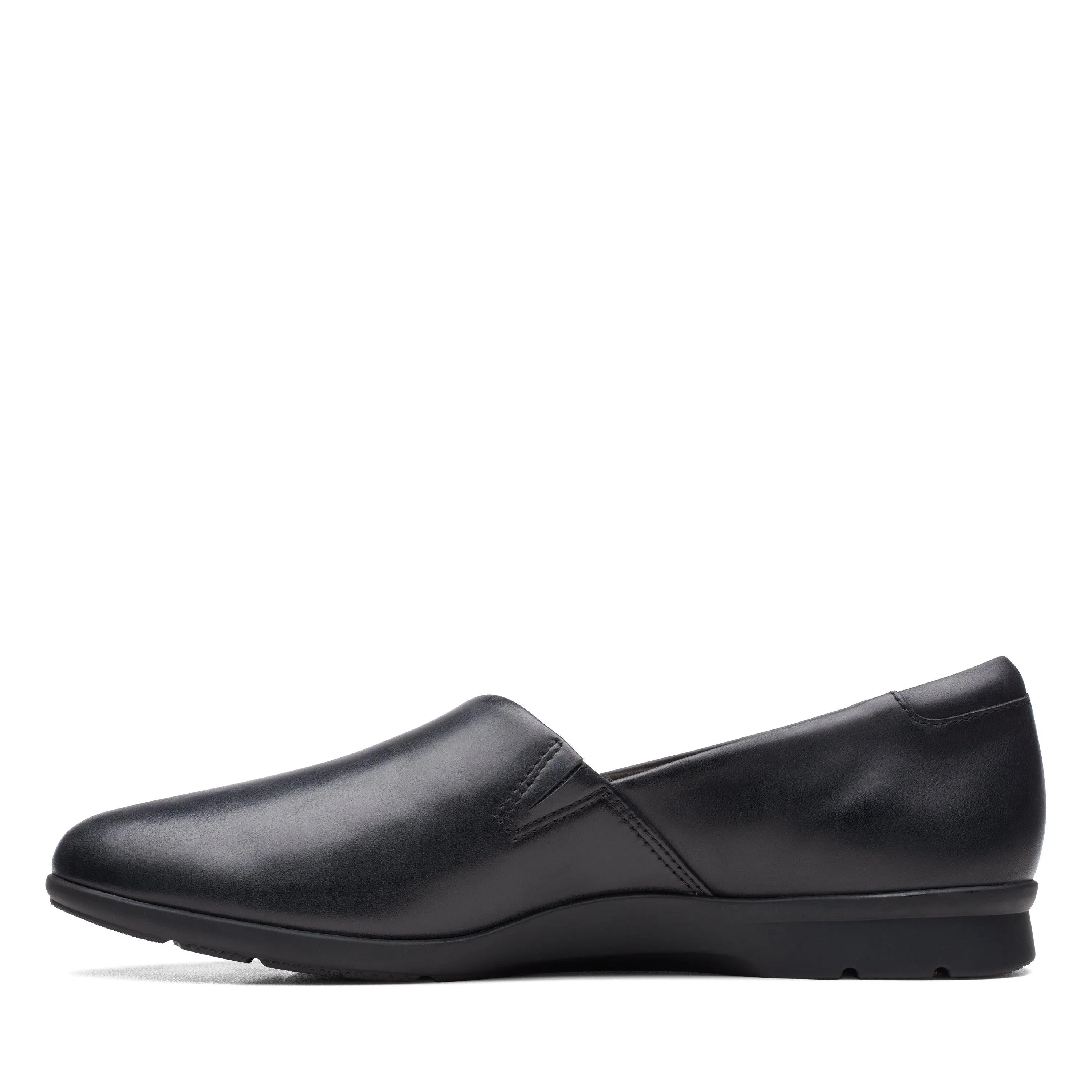 Clarks Jenette Grace in schwarzem Leder
