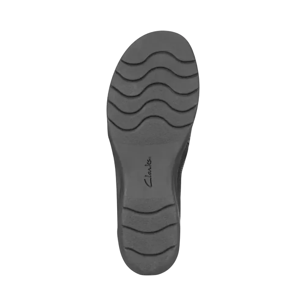 Clarks Damen Cheyn Madi Leder Slip-On in Schwarz
