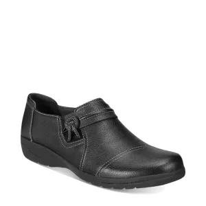 Clarks Damen Cheyn Madi Leder Slip-On in Schwarz