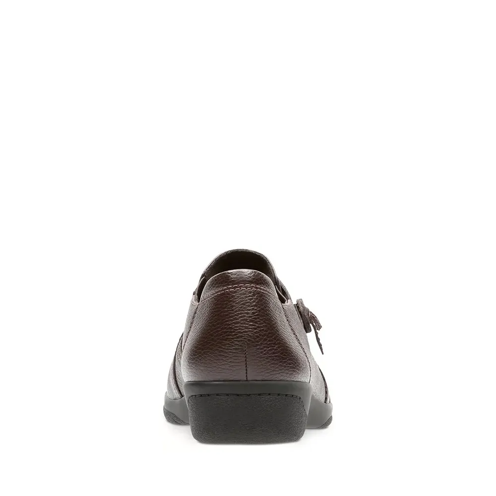 Clarks Damen Cheyn Madi Leder Slip-On in Dunkelbraun