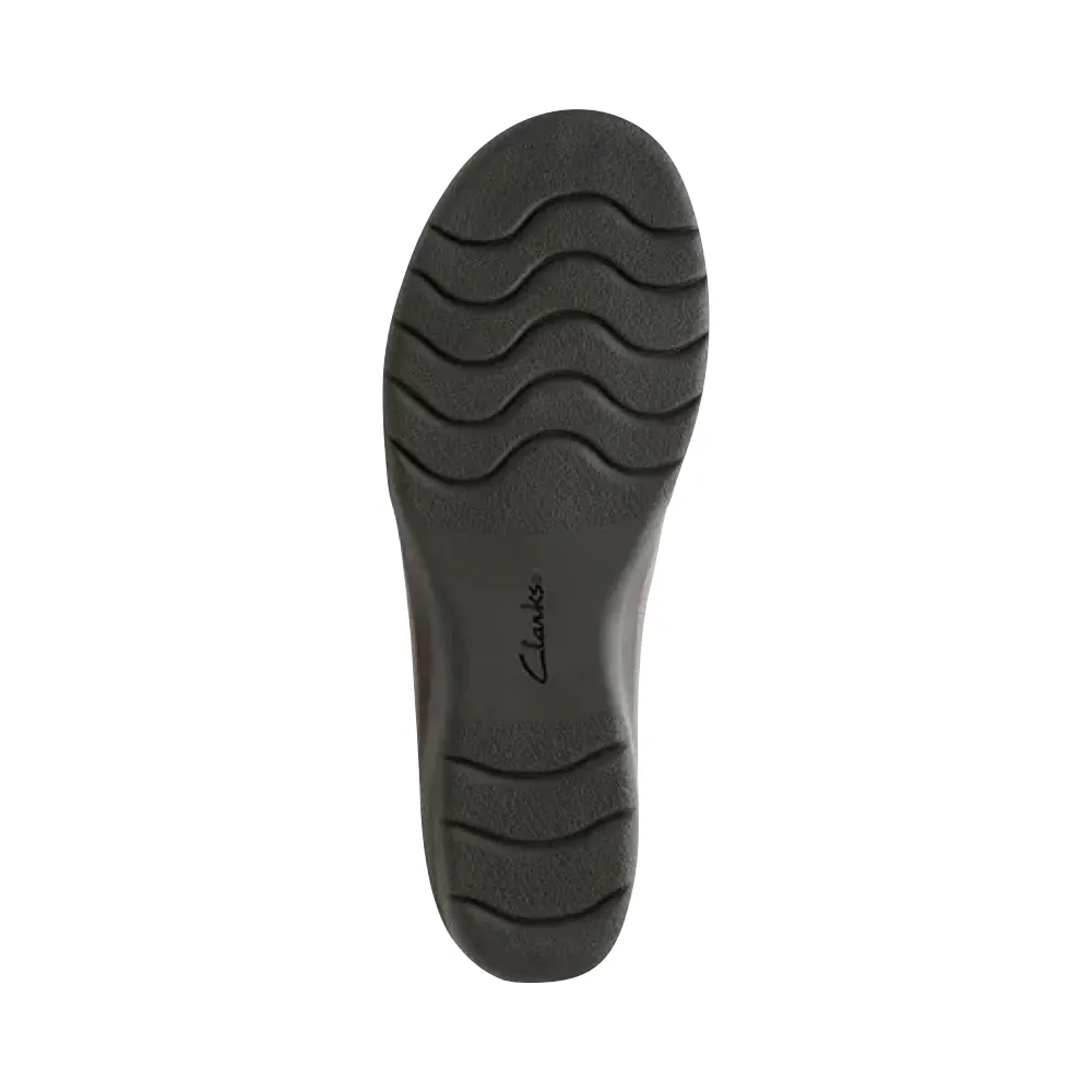 Clarks Damen Cheyn Madi Leder Slip-On in Dunkelbraun