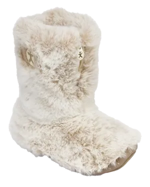 Cole Luxus-Fake-Fell-Pantoffelstiefel in Frettchen