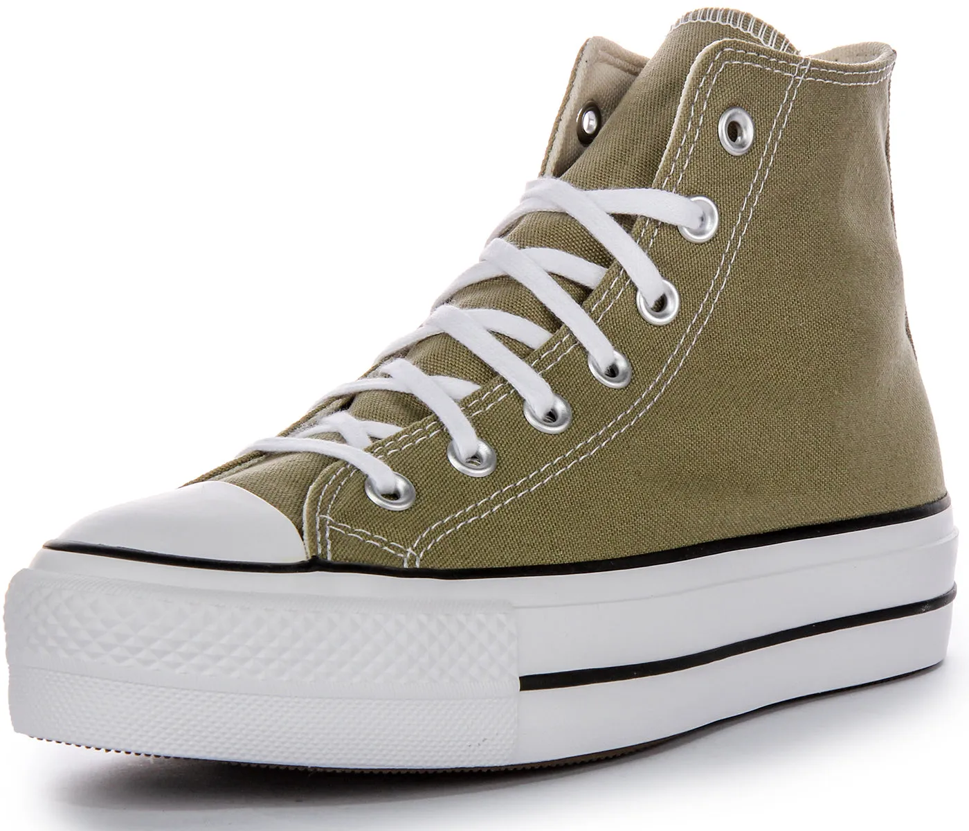 Converse Chuck Taylor All Star A07571C High Top Schuhe in Olivgrün Converse