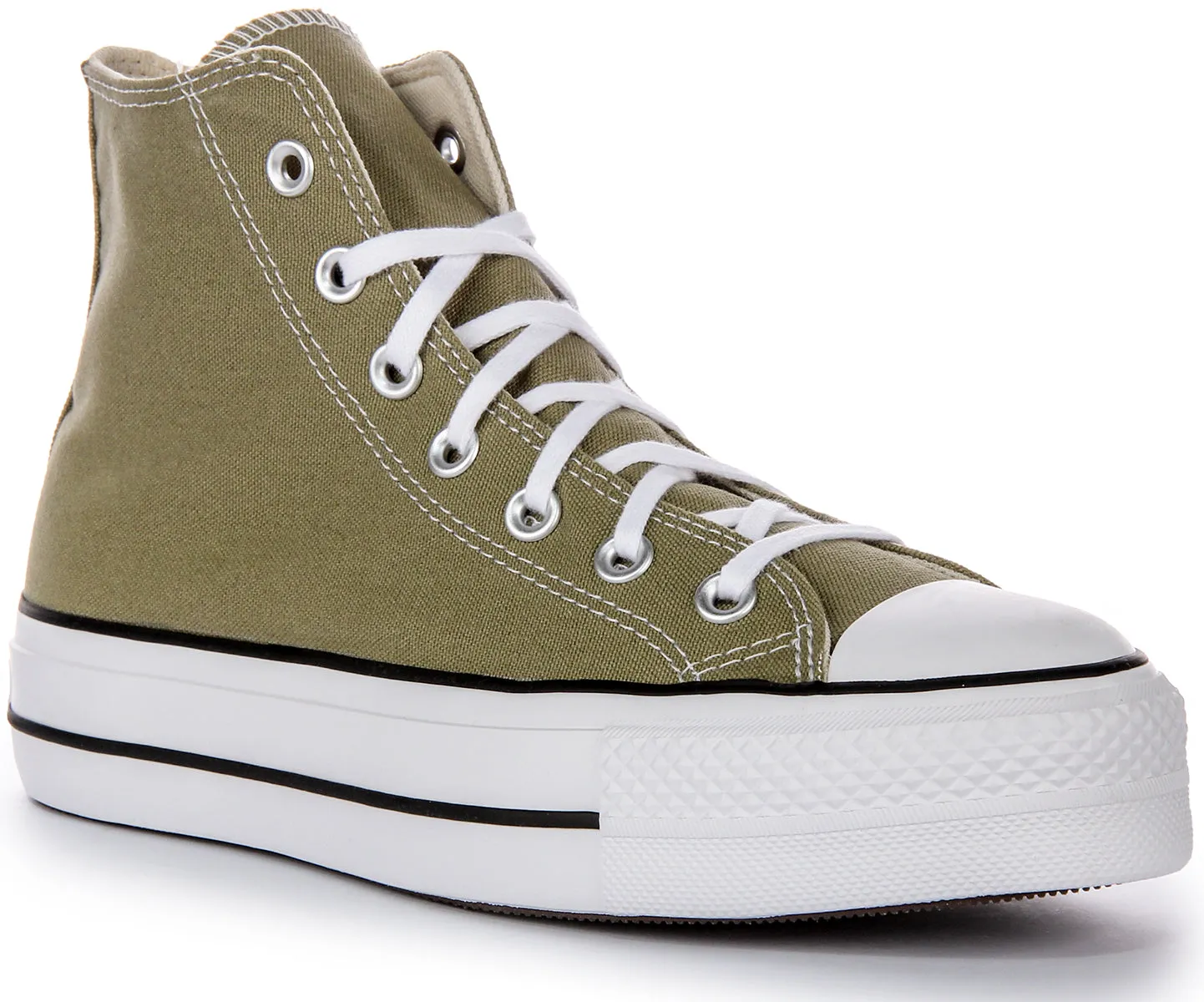 Converse Chuck Taylor All Star A07571C High Top Schuhe in Olivgrün Converse