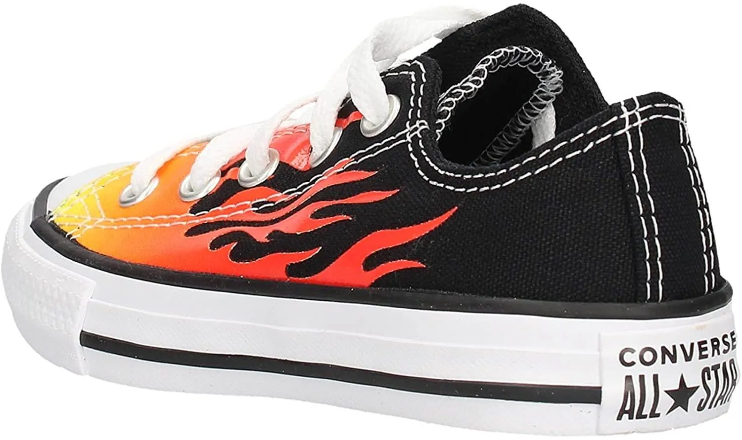 Converse Chuck Taylor All Star OX Kinder Textil-Sneakers Schwarz Niedrig ecco Schuhe