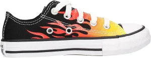 Converse Chuck Taylor All Star OX Kinder Textil-Sneakers Schwarz Niedrig ecco Schuhe