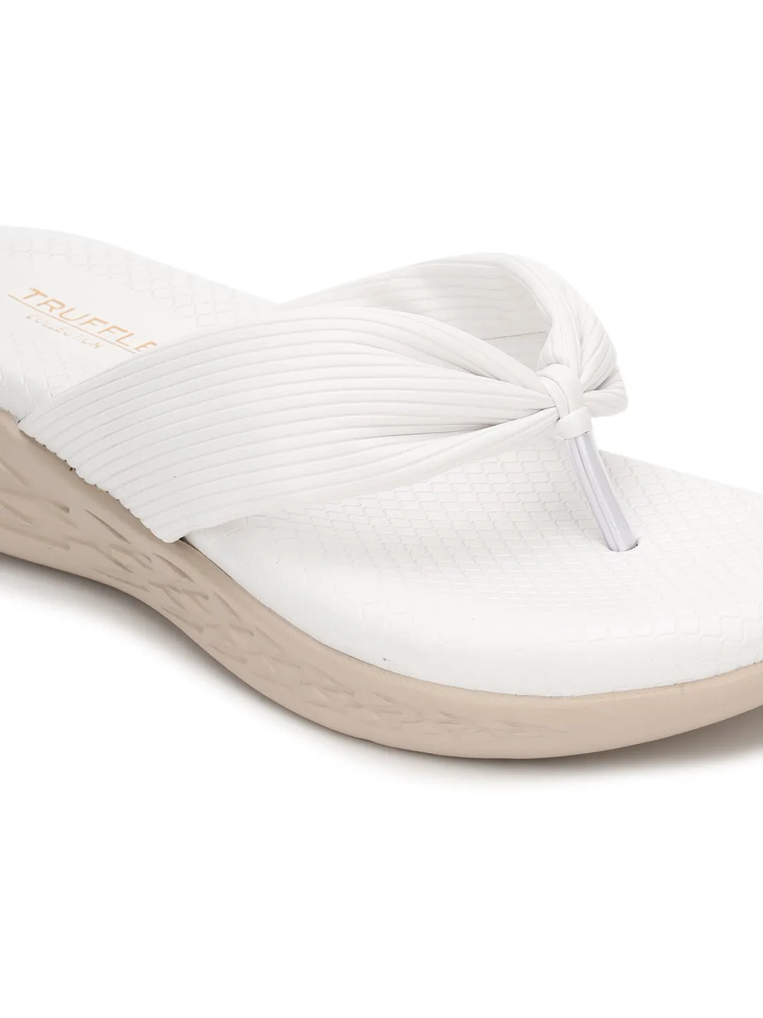 Creme PU Schlupf-Slipper (TC-ST-023-CRM)