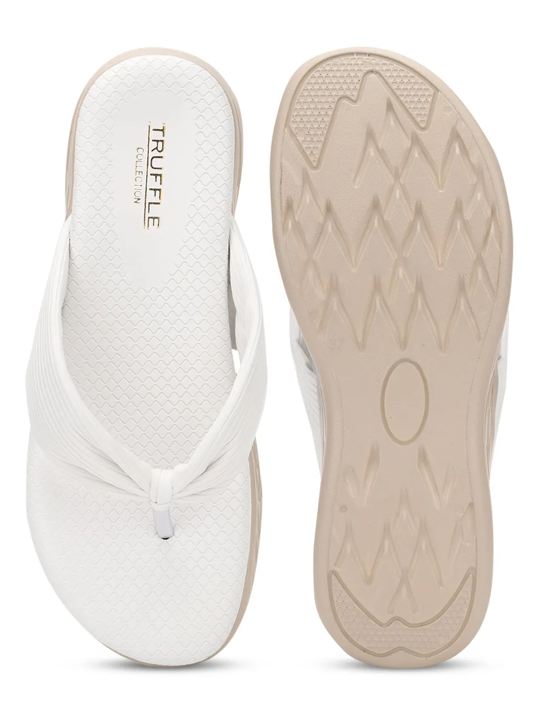 Creme PU Schlupf-Slipper (TC-ST-023-CRM)