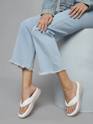 Creme PU Schlupf-Slipper (TC-ST-023-CRM)