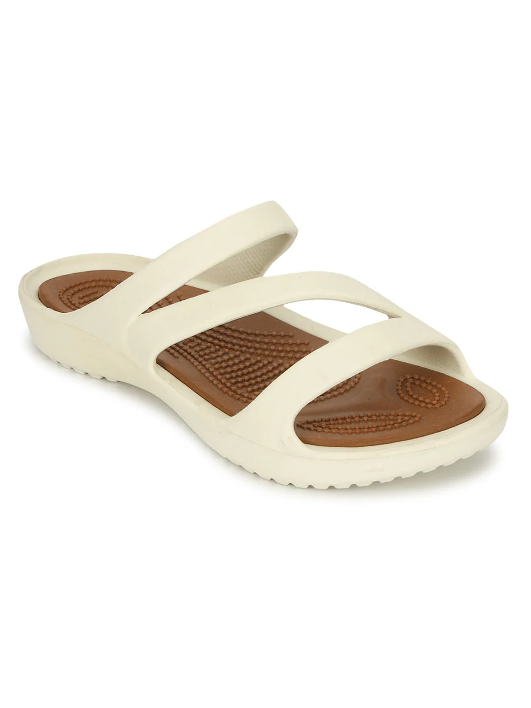Cream Stilvolle Slip-On Flats Für Damen (TC-LFLAT1-CRM)