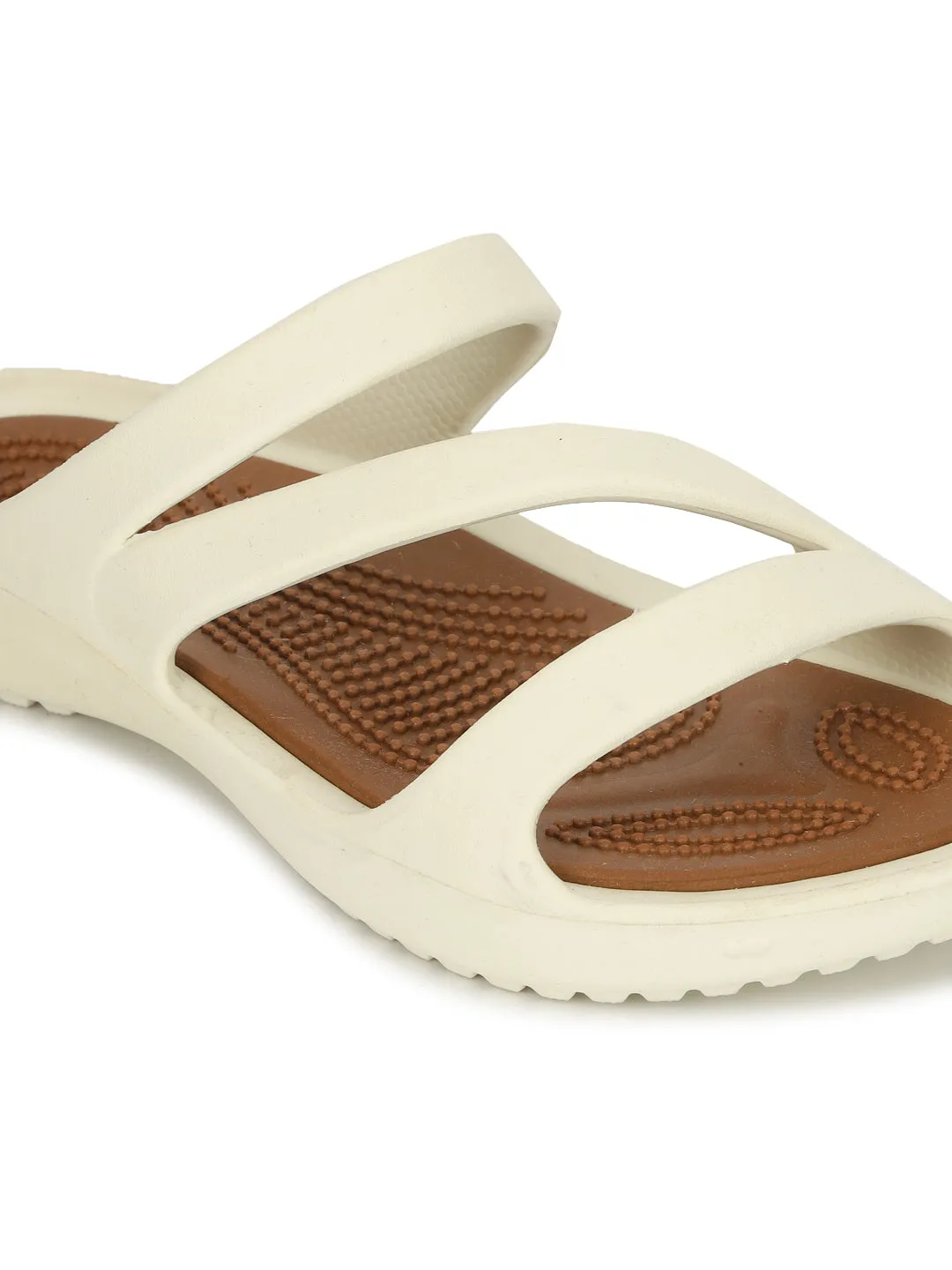 Cream Stilvolle Slip-On Flats Für Damen (TC-LFLAT1-CRM)