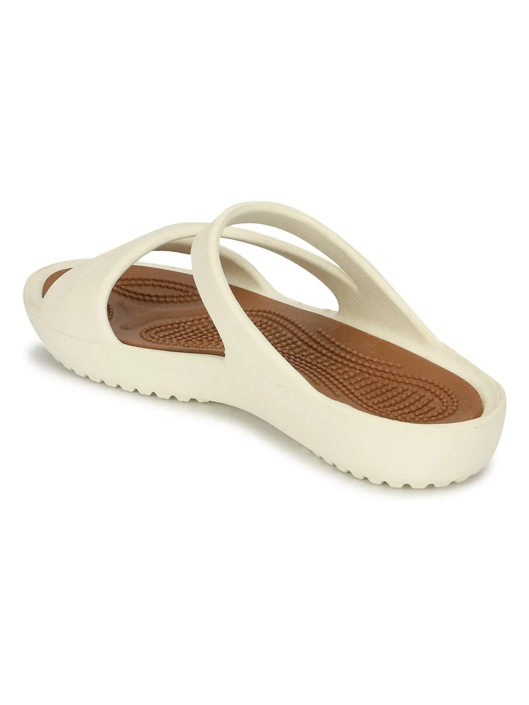 Cream Stilvolle Slip-On Flats Für Damen (TC-LFLAT1-CRM)
