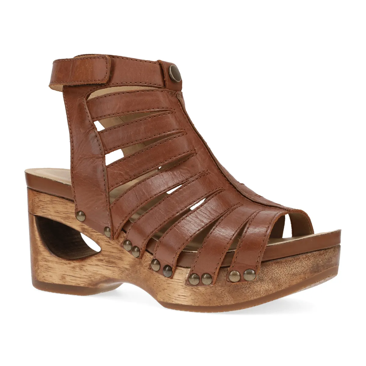 Dansko Damen Adie Kalbsleder Schuhe in Beige