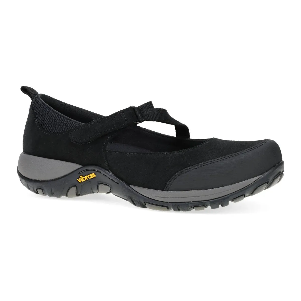Dansko Damen Primrose Schwarz Gebürstetes Wildleder Mary Jane