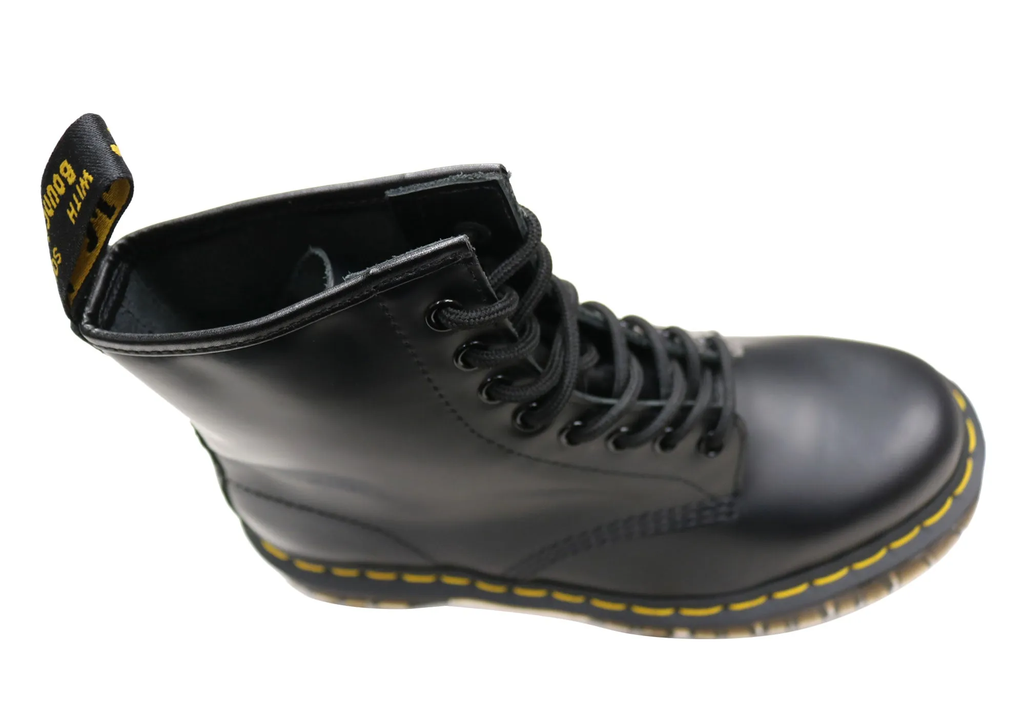 Dr. Martens 1460 Bex Glatt Unisex-Lederschnürstiefel Dr. Martens Schuhe