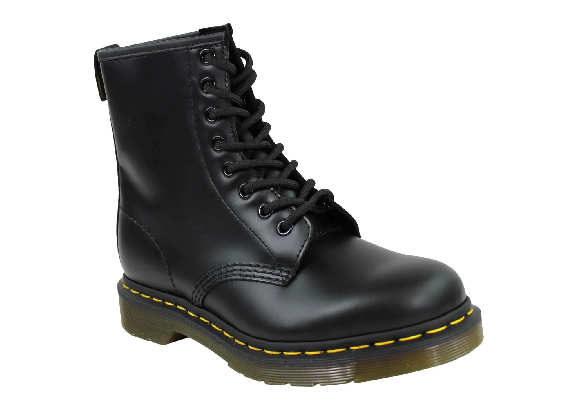 Dr. Martens 1460 Schwarz Glatt Unisex Leder Schnürstiefel Modestiefel Dr. Martens Schuhe