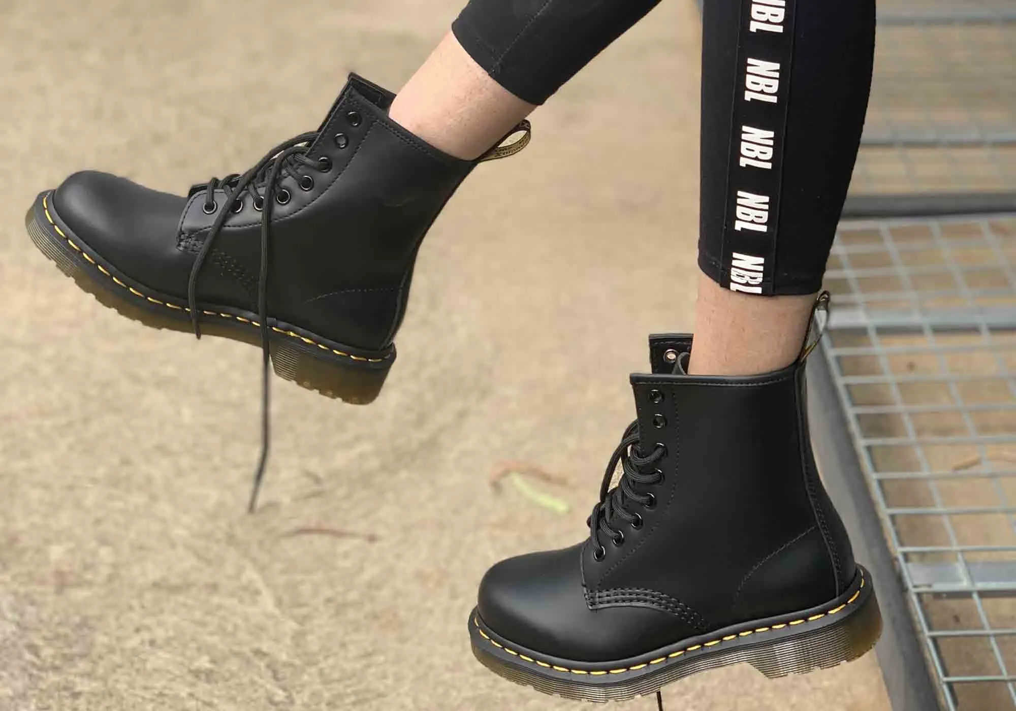 Dr. Martens 1460 Schwarz Glatt Unisex Leder Schnürstiefel Modestiefel Dr. Martens Schuhe