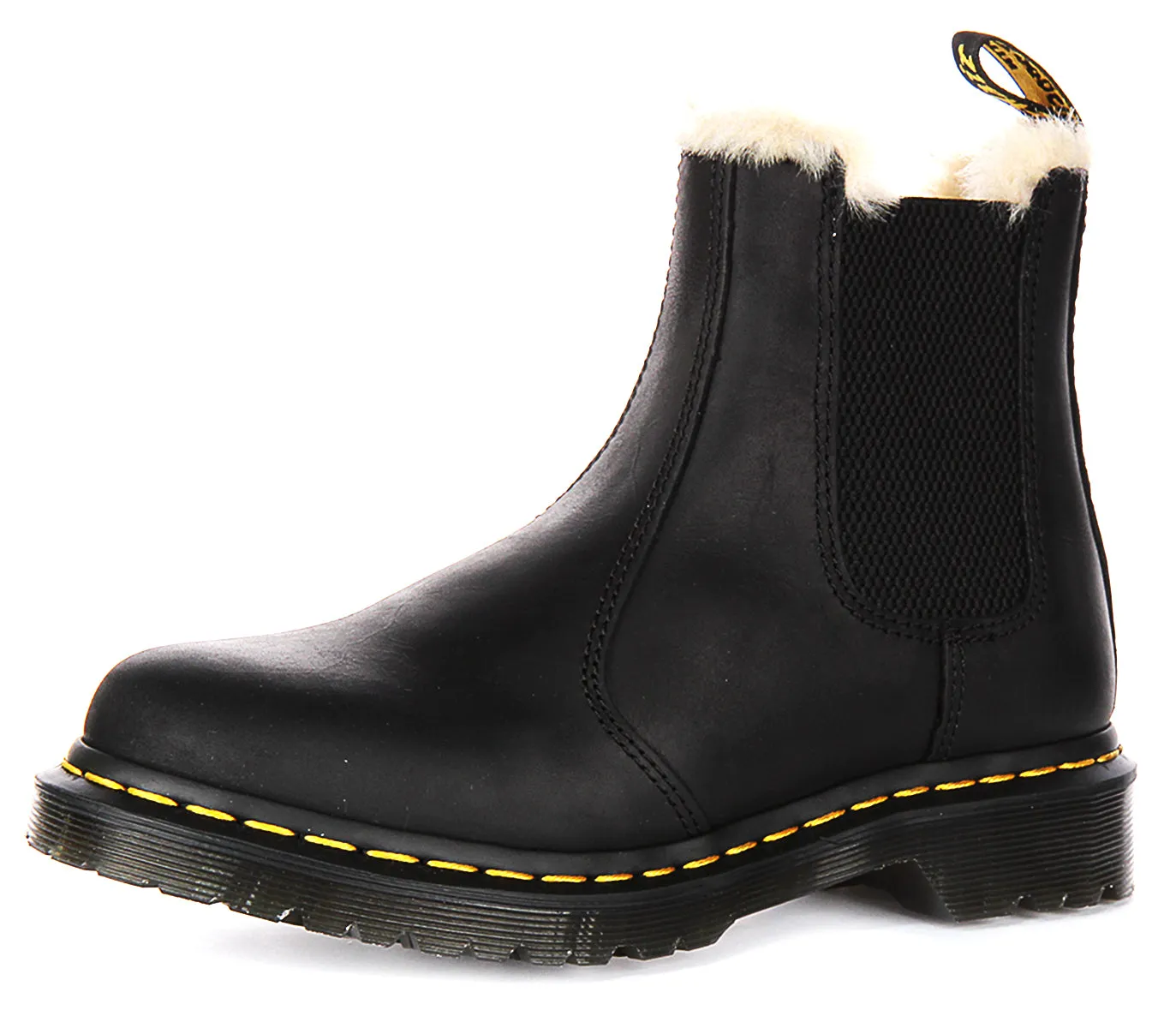 Dr. Martens 2976 Leonore Schuhe mit schwarzem Pelzfutter