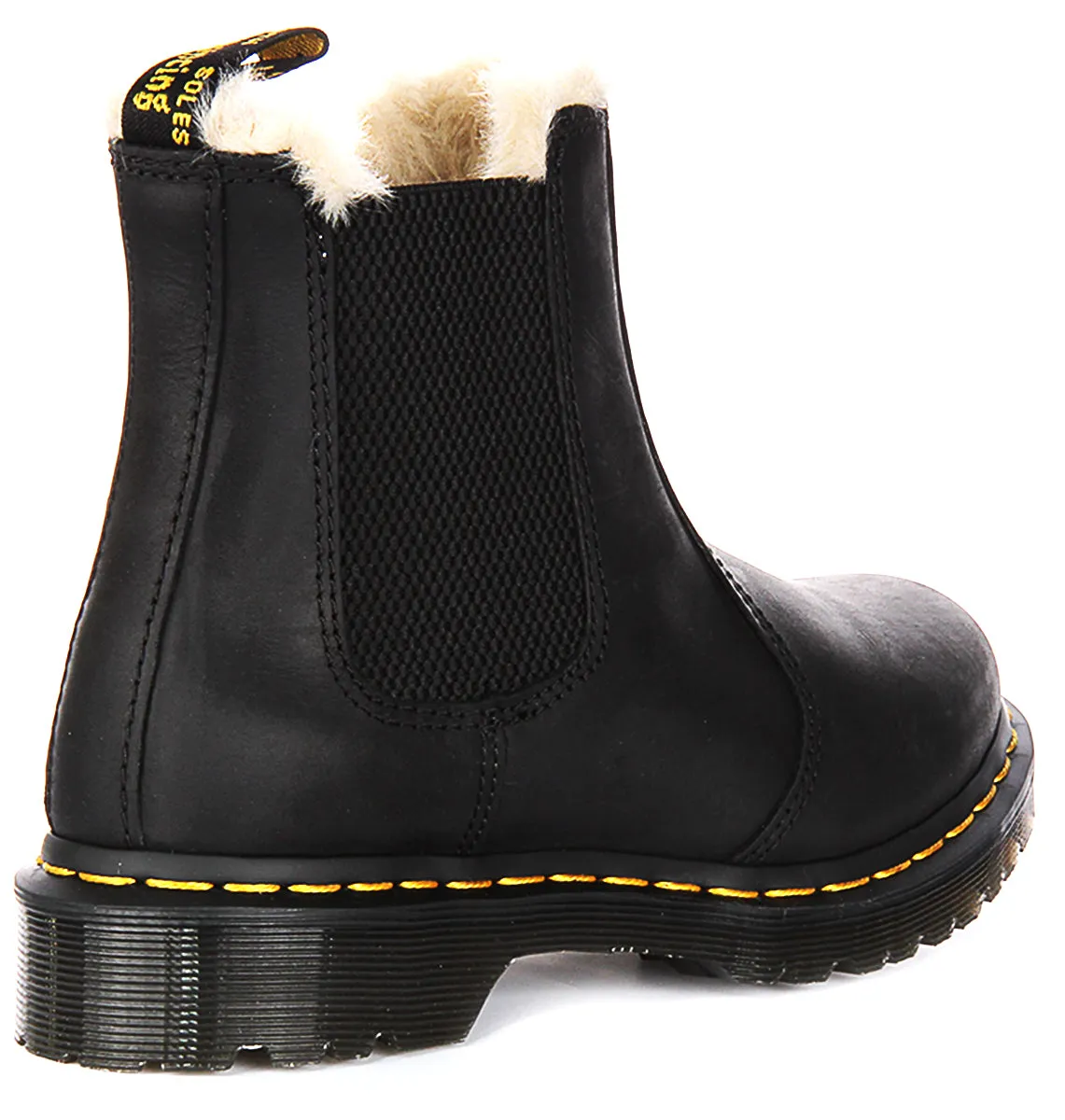 Dr. Martens 2976 Leonore Schuhe mit schwarzem Pelzfutter