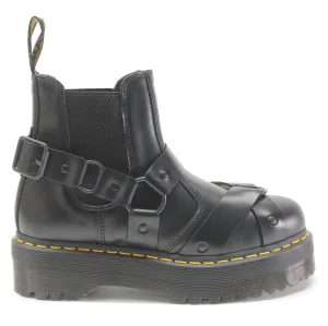 Dr. Martens 2976 Quad Harness Paris Leder Unisex Chelsea Plateau-Stiefel
