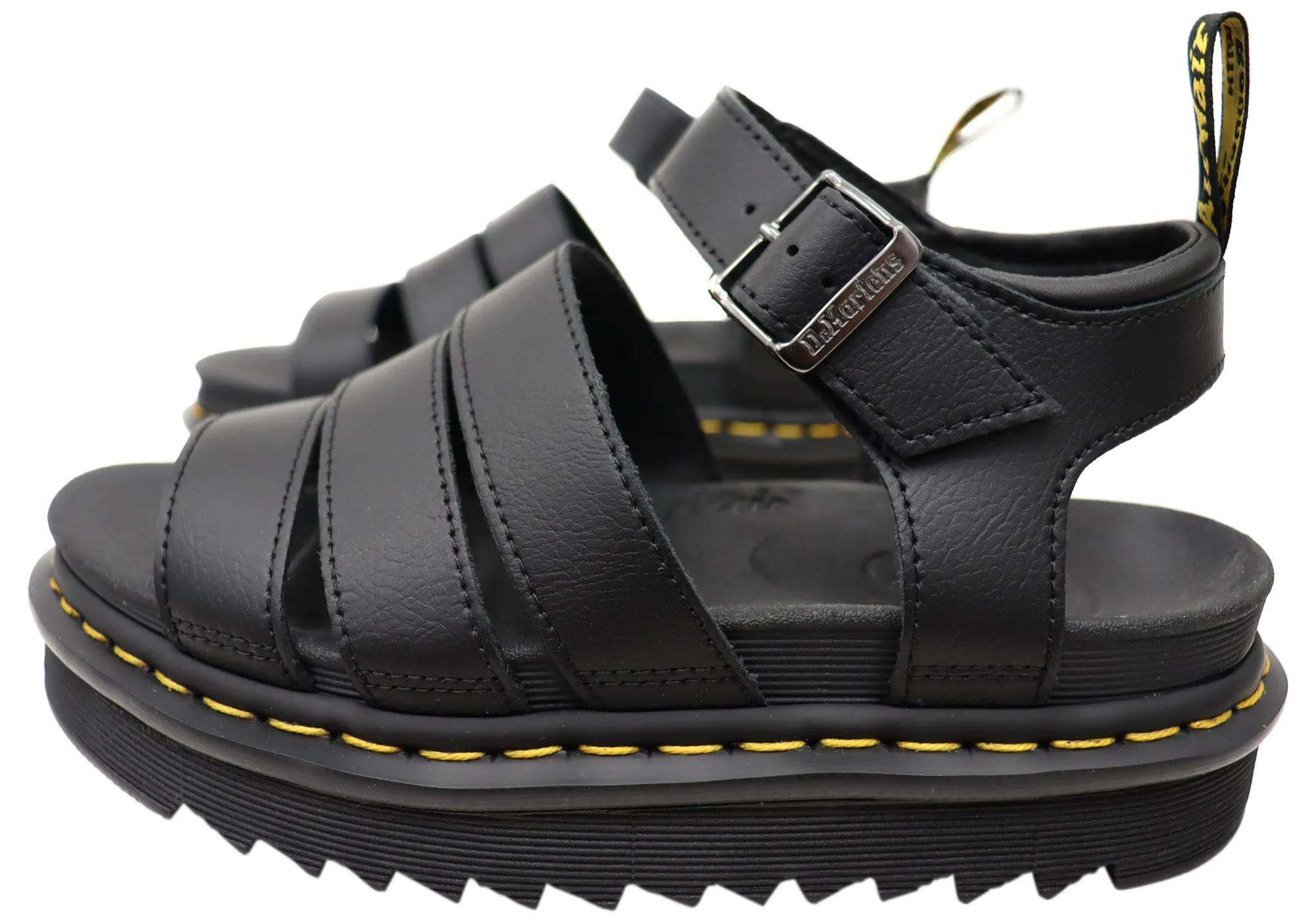 Dr. Martens Blaire Athena Damen Leder Mode Sandalen Dr. Martens Schuhe