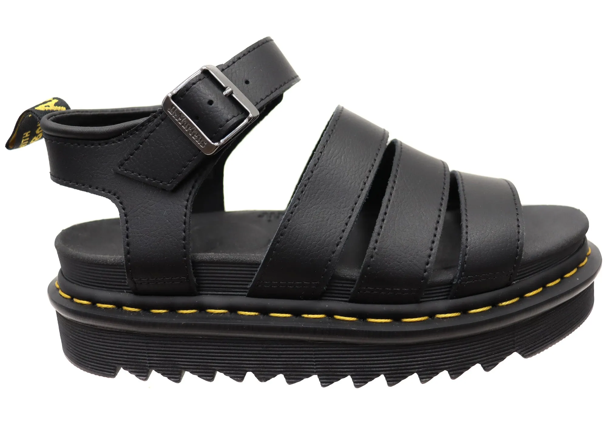Dr. Martens Blaire Athena Damen Leder Mode Sandalen Dr. Martens Schuhe