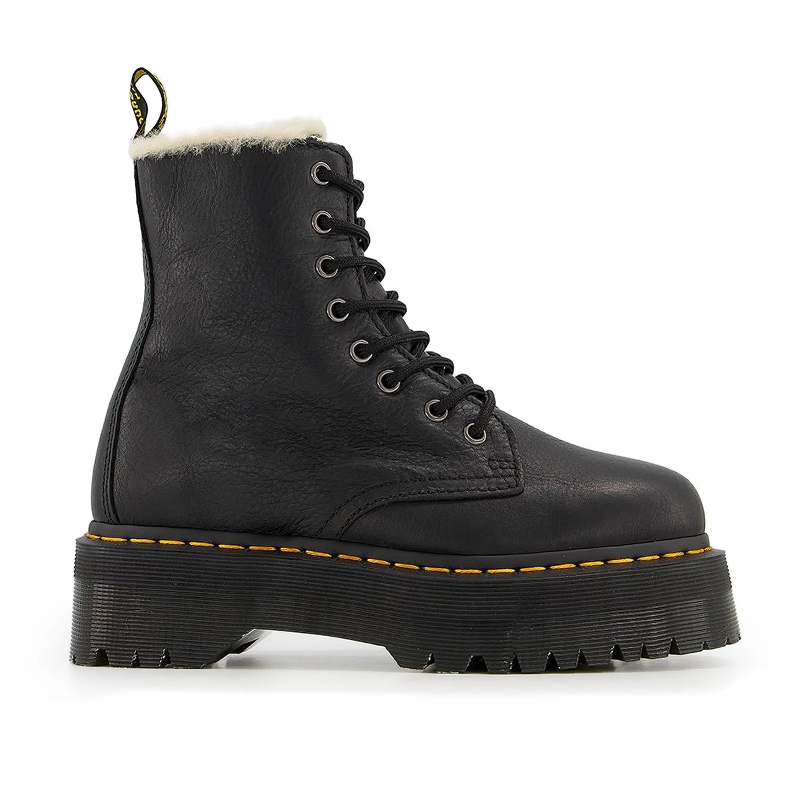 Dr. Martens Jadon Fl Pisa Leder Unisex Knöchel Plateau Stiefel