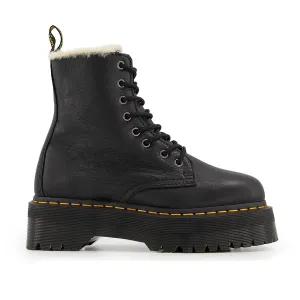 Dr. Martens Jadon Fl Pisa Leder Unisex Knöchel Plateau Stiefel