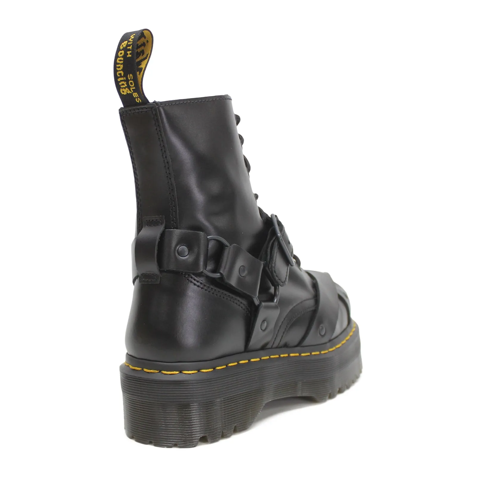 Dr. Martens Jadon Harness Paris Leder Unisex Knöchel Plateau Stiefel