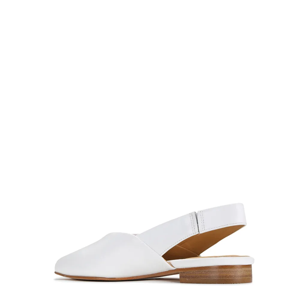 EMIRA SLING-BACK LEDERBALLERINAS
