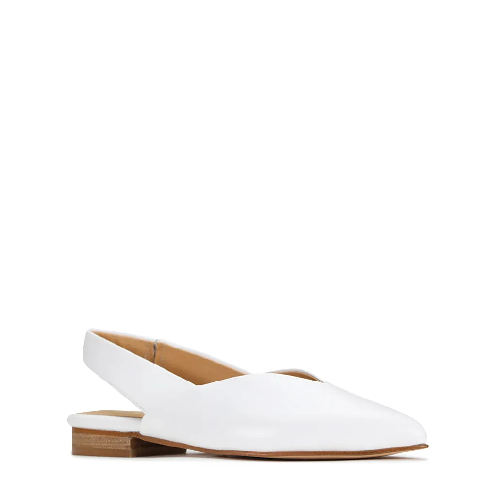 EMIRA SLING-BACK LEDERBALLERINAS