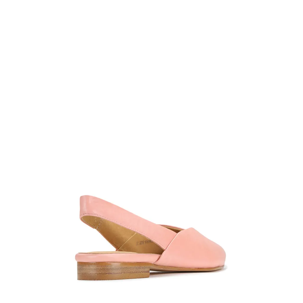 EMIRA SLING-BACK LEDERBALLERINAS